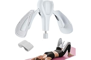TINRIEF Dispositivo de Ejercicio del Suelo Pélvico, Entrenador Ajustable de Kegel de 77 LB para Pierna Interior y Cadera, Equipamiento de Entrenamiento en Casa para Hombres y Mujeres, con Banda