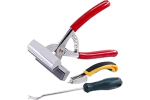 Tanstic 3 x Leinwand-Spannzangen, robuster Klammerentferner und Reißzweck-Abzieher, professionelles Werkzeug zum Dehnen von Klemmkunst, Ölgemälde