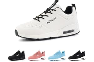 HITMARS Scarpe Running Donna Scarpe Ginnastica Corsa Sportive Sneakers Air Leggero Scarpe Camminata Traspiranti Fitness Jogging Casual all'Aperto Nero Blu Bianco Rosa EU 36-42