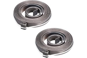 sourcing map Drill Press Spring Drill Press Quill Feed Return Coil Spring Assembly Spring Steel Chemical Blackening Finish 1540mm Expand Long 59x10x1.2mm 2 Pcs