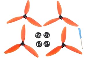 VGOL 2 Paires d'accessoires de Drone à Hélice à Trois Pales Accessoires de Remplacement d'hélice à Dégagement Rapide Compatible avec DJI Mini 2 SE/Mini 2/Mavic Mini/Mini SE