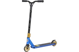 STAR SCOOTER Patinete Patineta Scooter Freestyle Stuntscooter para niños y niñas a Partir de 7 años y Adultos | 110 mm Edición Entrada