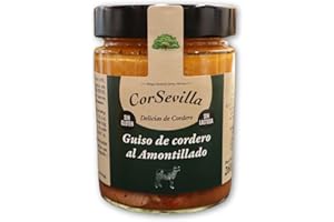 Corsevilla - Ragoût d'Agneau Amontillado - Qualité Gourmande - Délices d'Agneau - Sans Gluten - Sans Lactose - Prêt à réchauffer et à déguster - Unité de 260g env.