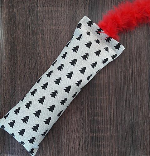 Valerian root kicker cat toy with feathers