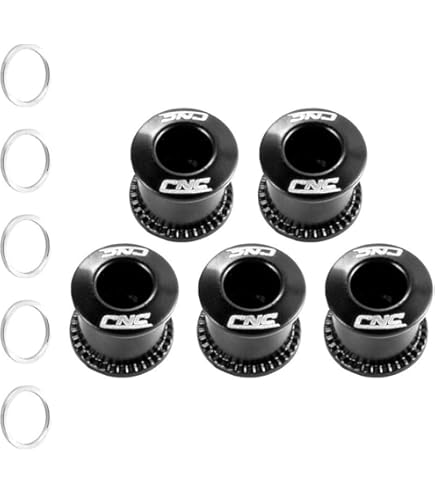 Bulloni Corona MiOYOOW In Alluminio - 5 Pezzi Per Bici Da Strada E MTB - Foto 4