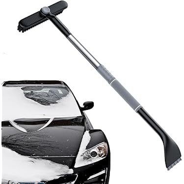 CCYKXA Grattoir à Glace De Voiture, Grattoir à Glace Pour L Grattoir A Glace Efficace Rapide Sans Effort Et Doux Grattoir A Neige Stable Efficace Et Sur Pour Voiture Noir 90936040