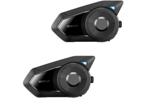 SENA 30K Système de Communication avec Haut-parleurs HD pour Moto, Pack Double