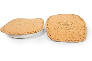 Amortyzujące Wkładki do Butów – Półpiętki Amortyzujące – Skóra Garbowana Roślinnie i Miękki Lateks – Warstwa Samoprzylepna – Kaps Elflex – 1 Para (Kobiety/UK 2-4 / EUR 35-37)