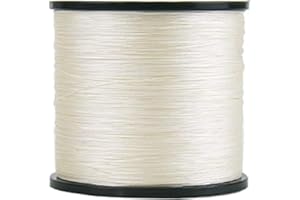 SXLSZ Geflochtene Angelschnur 8Fach,Stränge Super Strong 500M PE Starke Geflochtene Schnüre Fisch Linien,Karpfen Zubehör Angelschnur Geflochten,Weiß,0.32mm