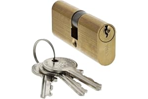 CISA 108210120, Cilindro Serratura Ovale, Ottone, 30/40 mm