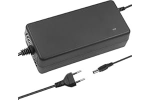 Hauteook 54,6V 2A Li-Ion Caricabatterie con Testina DC, XLR 3 Pin, 3P GX16, 3P GX12, 3P Plug Adattatore di Alimentazione