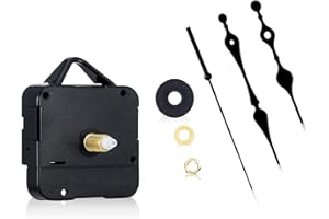 Horloge de Couple Élevé Mouvement d'Horloge,Mouvement d'horloge Pendule Quartz DIY Kits de Mouvement Remplacement Mécanisme de Mouvement d'horloge Pendule