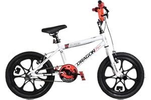 Dallingridge Dragon Slayer 16" Kids MAG BMX Bike - White/Red