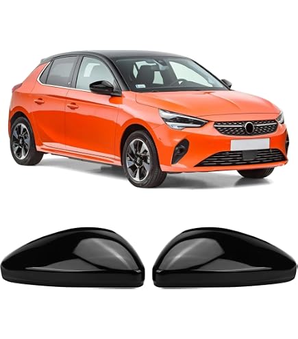 Coque De Rétroviseur Côté Passager Avant Gauche Pour Opel Corsa F (à Partir De 2019) - Noir Brillant - 8