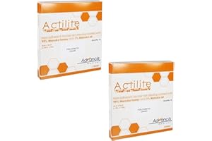 ADVANCIS MEDICAL ACTILITE Wundauflage für Tiere - 5 x 5 cm - Doppelpack - 2 x 10 Stück