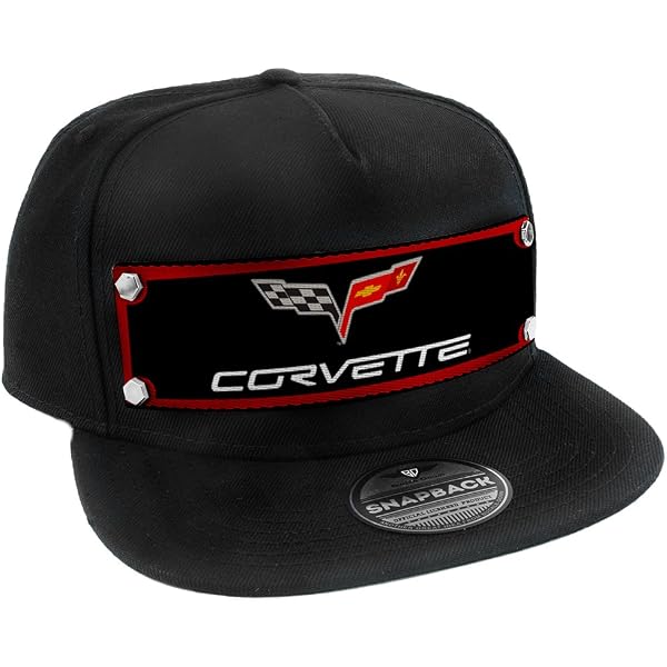 thumbnail image 2 of Corvette Premium Heather FlexFit Baseball Hat -Silver/Navy 2 of 14