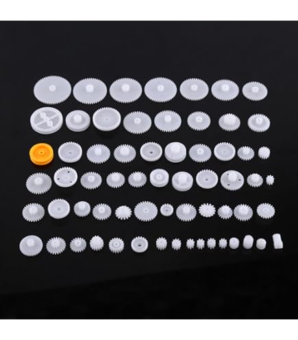 100 Poulies En Plastique Pour Courroie – Mini Roues Pour Modèles Réduits, Jouets Motorisés, Bricolage, Arbre 2 Mm