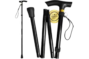 OrtoPrime Bastón Plegable y Extensible para Mayores - Bastones ortopédicos para Caminar Mujer Y Hombre Ancianos