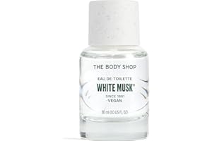 The Body Shop White Musk Eau de Toilette (1x 30ml), Fresh Floral Musk Perfume for Men & Women, Long-Lasting Unisex Fragrance with Jasmine & Lily Notes, Vegan Cologne, Signature Cruelty-Free Scent