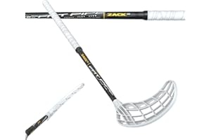 FAT PIPE Floorball Schläger Unihockey Stock Zack 33 ORC - Black White - IFF Zertifiziert, mit ORC Schaufel/Kelle