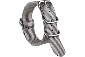 AIYIRUO Nato Correas de Reloj Nylon G10 Correa Multicolor Reemplazo de Acero Correa de Hebilla de Acero Inoxidable para Hombres y Mujeres 18mm 20mm 22mm 24mm