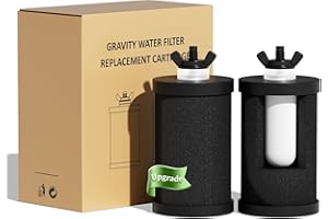 Purewell PB-CH Black Water Filter Purification Elements, Replacement Filters For PB/BB8 Purification Elements and System