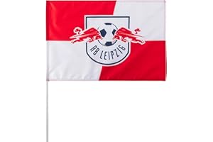 RASENBALLSPORT LEIPZIG RB Leipzig Schwenkfahne - Rhombus - 60 x 90 cm Fahne |Flagge RBL - Plus Lesezeichen Wir lieben Fußball