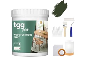 tgg Pintura Para Muebles, 35 Oz Tiza Pintura Mate Acabado AcríLica Para Madera De Encimeras Armarios, Todo En Uno A Base De Agua Pintura Para ArtesaníA De Muebles (Dark Green)