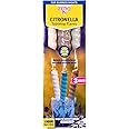Zero In Citronella Table Top Flares - Close to Home - 3-Pack, Scented, Natural, Repels Mosquitoes, For Gardens and Patio Areas