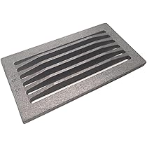 Griglia In Ghisa Per Camino 30x30 Cm - Fonderia Bongiovanni, Per Raccolta Cenere E Miglior Tiraggio
