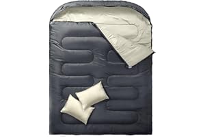 MEREZA Sleeping Bags XL for Mens Double Sleeping bag Adult Wide Sleeping Bag for Camping Big and Tall Sleeping Bags Large 2 Person Sleeping bag King Size Warm Cold Weather