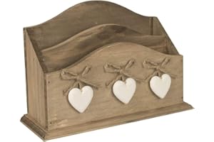 DIBOR - FRENCH STYLE ACCESSORIES FOR THE HOME en Bois Style Shabby Chic Lettre pour Bureau Bien Rangé X Hauteur X Profondeur