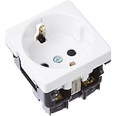 Simon 27472-65, Socket Base with Cap, White/Ivory