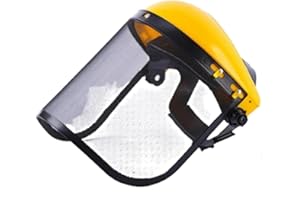 MLORDOARF Máscara De Seguridad con Visera De Malla, Careta desbrozadora protección, para Jardinería, Carpintería y Desbrozadoras, Máscara Protectora Y Máscara De Malla para Protección