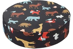 Coussin Rehausseur Chaise Enfant Portable Réhausseur Coussin De Siège, Fansu Enfants Eponge Confortable Coussins avec Longue Sangle pour Siège Chaises Hautes Chaises de Jardin (32x8cm,Noir)