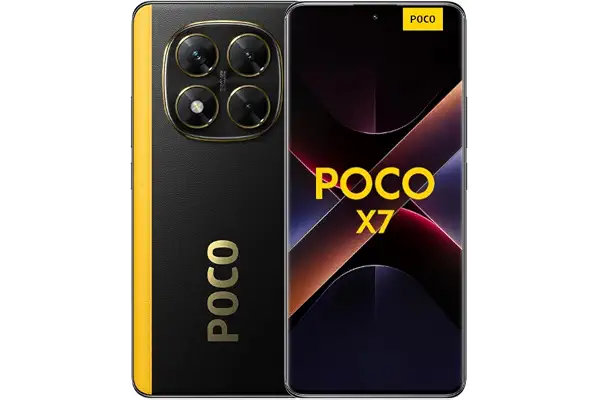 XIAOMI POCO X7 - Smartphone de 8+256GB, Pantalla CrystalRes 1.5K AMOLED Curva, MediaTek Dimensity 7300-Ultra, Cámara Principal de 50 MP con OIS, Carga Turbo de 45W, Negro (Versión ES)