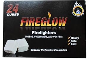 TIGER Fireglow Firelighters 24 Pack, White