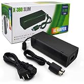 YUDEG Xbox 360 Slim AC Adapt&ouml;r&uuml;, G&uuml;&ccedil; Kaynağı Kablosu Yedek Şarj Cihazı G&uuml;&ccedil; Tuğlası Xbox 360 İnce Konsol i&ccedil;in