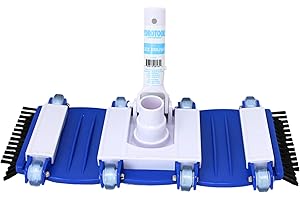 HydroTools by Swimline - Cabezal de vacío para Piscina con cepillos Laterales