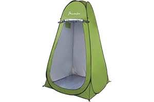 Montafox Tienda Ducha 2m XXL Pop Up Cambiador Camping Suelo Móvil Multifuncional Portátil Vestidor Baño Desplegable