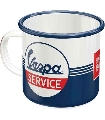 Mug En émail Nostalgic-Art - Logo Good Year, Capacité 360 Ml, Fabriqué En Allemagne, Neuf