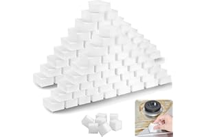 VOWOBEST 100Pcs Éponges Magique Mélamine Blanc - Nettoyant Ménager Gomme Magique Multi-Surfaces, Nettoie sans Rayures Cuisine, Salle de Bain, Douche - Élimine Taches Tenaces sans Produit Chimique (10x6x2cm)