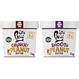 Pip & Nut Peanut Butter Lover Bundle | 1kg Smooth Peanut Butter & 1kg Crunchy Peanut Butter | Natural Nut Butter, No Palm Oil, No Added Sugar, Hi-Oleic Peanuts