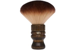 Layhou Szczotka do szyi, pędzel do karku, szczotka fryzjerska z zaawansowanego drewna, do salonu fryzjerskiego, do salonu fryzjerskiego lub salonu