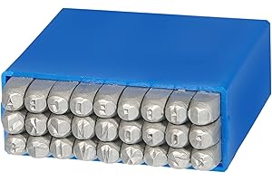 GRAVUREM-S Jeu lettres à frapper A-Z,& / 2,5mm