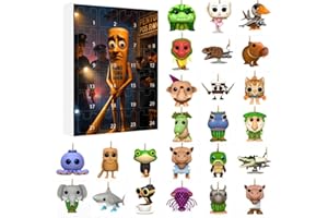 Introti Tung Tung Tung Sahur Advent Calendar, Tralalero Tralala Figure Toys, 24 Day Tung Tung Tung Sahur Figure Countdown Calendar Collection Decoration Gifts