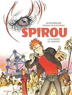 jaquette livre Spirou - Tome 10 : La lumière de Bornéo