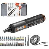 WORX WX240 4Volt/1.5Ah. Li-ion Smart Rechargeable Screwdriver + 26 Bits Tip