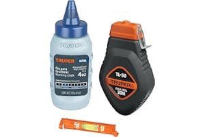 TRUPER Tiralíneas con polvo y nivel - 30 m