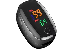 VAPELUXE PHARMALUXE Oximetro Dedo Profesional, Pulsioximetro de Dedo Profesional, Pulsometro Dedo, Medidor Oxigeno en Sangre Dedo, Saturador Oxigeno Dedo, Pulsioximetro Pediatrico, Medidor Saturacion Oxigenoo